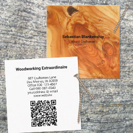 Woodworking Craftsman Finish Wood Texture Code Vierkante Visitekaartje