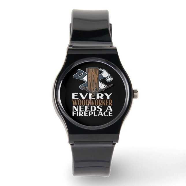 Woodworking Gift Horloge (Voorkant)