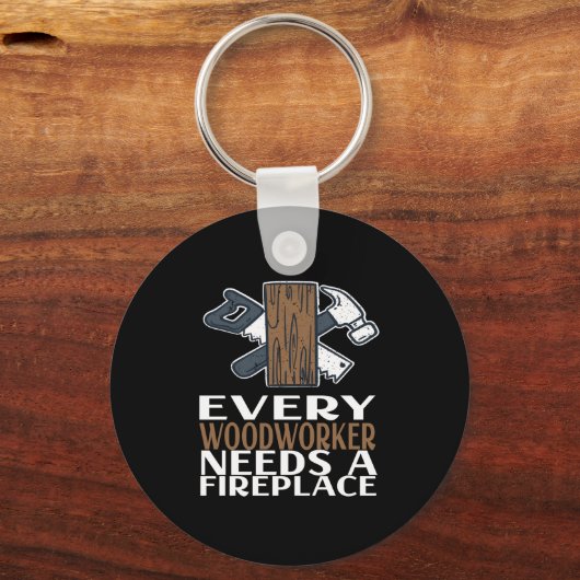 Woodworking Gift Sleutelhanger (Voorkant)