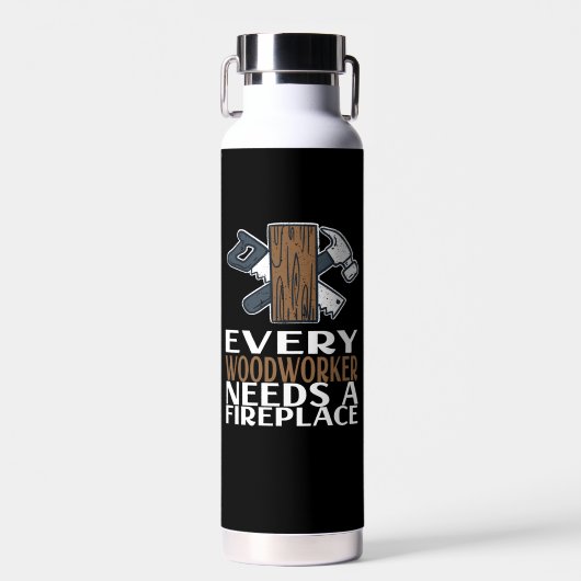 Woodworking Gift Waterfles (Voorkant)