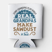 Woodworking Grandpa Real Grandpas Make Sawsel Blikjeskoeler (Voorkant)