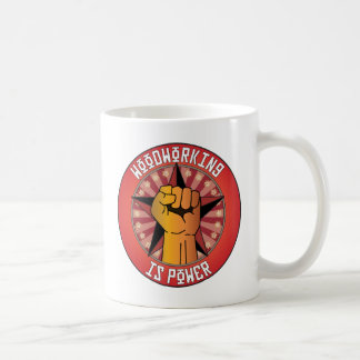 Woodworking is Power Koffiemok
