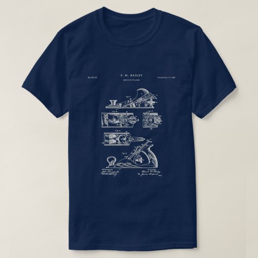 Woodworking Patent - Tools T-shirt (Design voorkant)