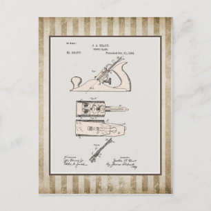  Woodworking Plane Patent Briefkaart