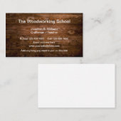 Woodworking School Visitekaartje (Voorkant / Achterkant)