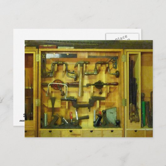 Woodworking Tools Briefkaart (Voorkant / Achterkant)