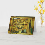 Woodworking Tools Kaart (Gele Bloem)