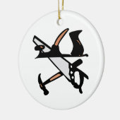 Woodworking Tools Keramisch Ornament (Links)