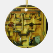 Woodworking Tools Keramisch Ornament (Voorkant)