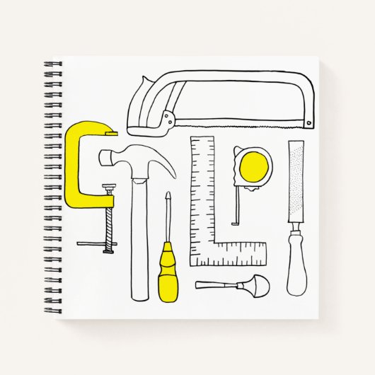 Woodworklaptop Notitieboek (Voorkant)