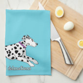 Woodwynd Dalmatians black & liver Theedoek (Quarter Fold)