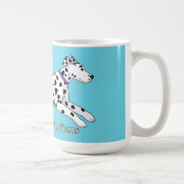 Woodwynd Dalmatiërs zwart & lever Koffiemok