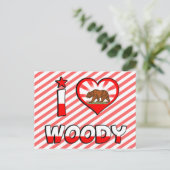 Woody, CA Briefkaart (Staand voorkant)