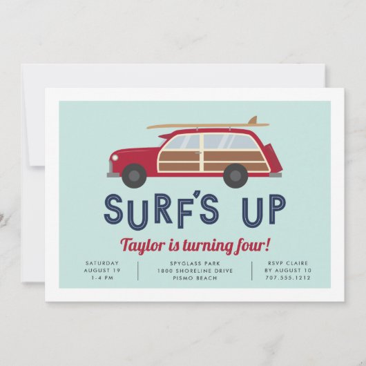  Woody Car Birthday Party - Uitnodiging (Voorkant)