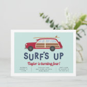  Woody Car Birthday Party - Uitnodiging (Staand voorkant)