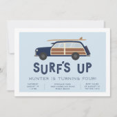 Woody Car Birthday Party - Uitnodiging (Voorkant)