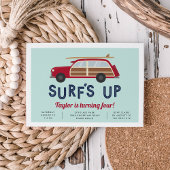 Woody Car Birthday Party - Uitnodiging