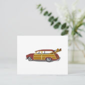 Woody Car Briefkaart (Staand voorkant)