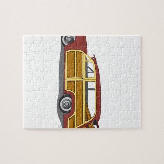 Woody Car Legpuzzel (Horizontaal)