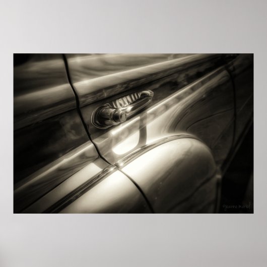 Woody Classic Car Poster Print (Voorkant)