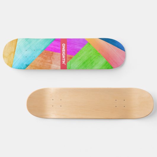 Woody decky. ONEIGHTH Tokyo Original Persoonlijk Skateboard (Horizontaal)