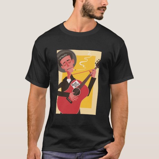 Woody Guthrie Classic T-shirt (Voorkant)