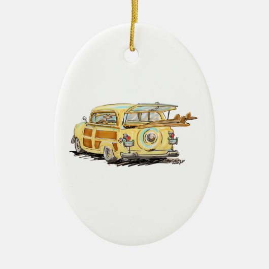 WooDy Keramisch Ornament (Voorkant)