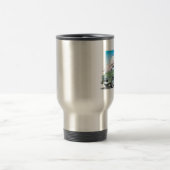 Woody met Surf Board Travel Mug Reisbeker (Center)