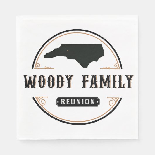 Woody servet (Voorkant)