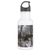 Woody Sneeuwdag Roestvrij stalen flesje Waterfles (Voorkant)