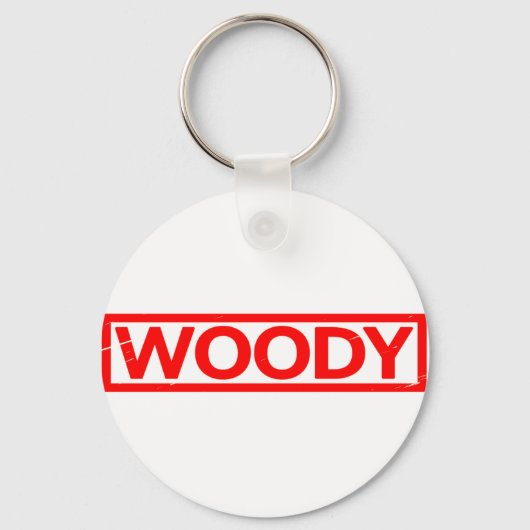 Woody Stamp Sleutelhanger (Voorkant)