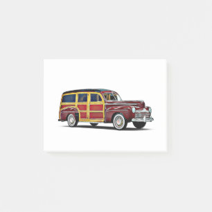 Woody Wagon Cartoon Post-it® Notes