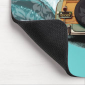 Woody Wave Aqua Mousepad Muismat (Hoek)