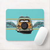 Woody Wave Aqua Mousepad Muismat (Met muis)