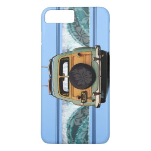 Woody Wave Hawaïaanse Surf Illustratie Case-Mate iPhone Case