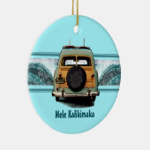 Woody Wave Surf Ornament (Rechts)