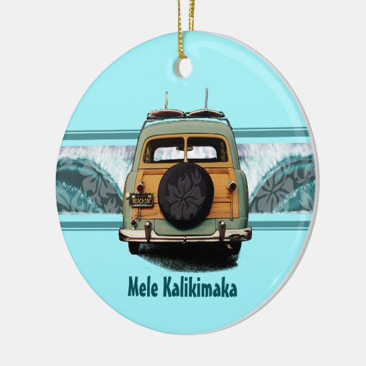 Woody Wave Surf Ornament (Links)