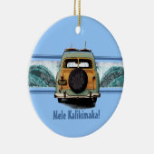 Woody Wave Surf Ornament (Rechts)