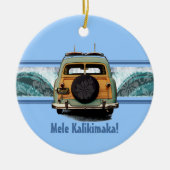 Woody Wave Surf Ornament (Voorkant)
