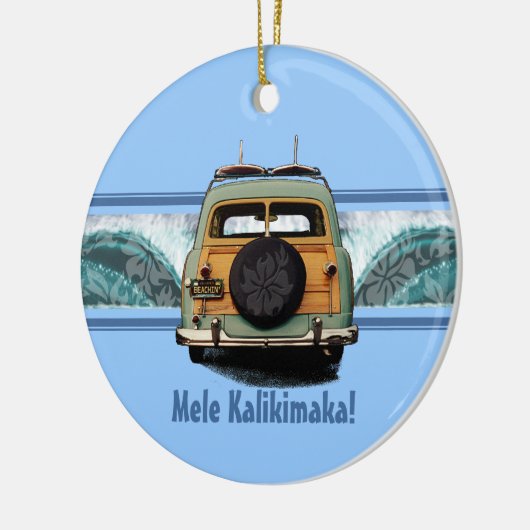 Woody Wave Surf Ornament (Links)