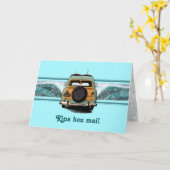 Woody Wave-Wenskaarten Kaart (Gele Bloem)