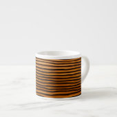 Woody Waves of Wonder - Elegant Houten Korrel Mode Espresso Kop (Voorkant rechts)
