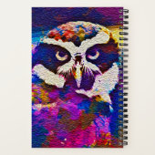 "Woody Whoo" Uil spiraal Notitieboek (Achterkant)