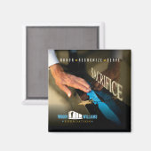 Woody Williams w/ Medal of Honor Magneet (Voorkant / Achterkant)