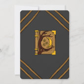 Woody Witch Crafts Halloween Party Uitnodiging (Achterkant)