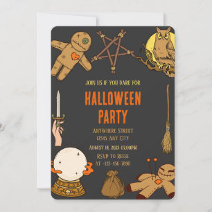 Woody Witch Crafts Halloween Party Uitnodiging