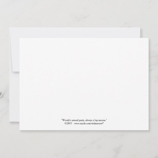 Woody's flatkaart kaart (Achterkant)