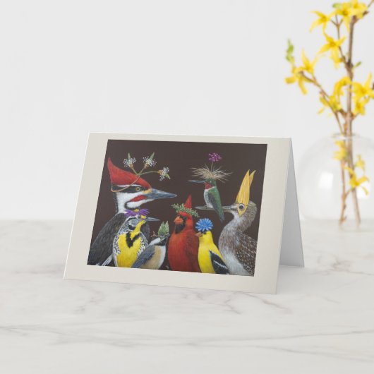 Woody's party kaart (Gele Bloem)