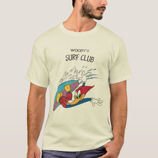 Woody's Surf Club Mannen T-shirt (Voorkant)