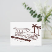 Woody's Surf Shop Briefkaart (Staand voorkant)